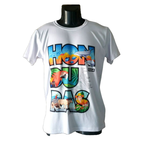 Camiseta Honduras a todo color