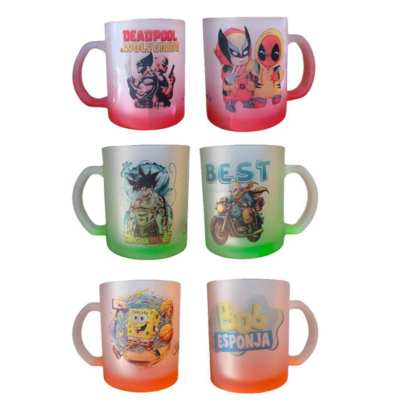 Tazas esmeriladas